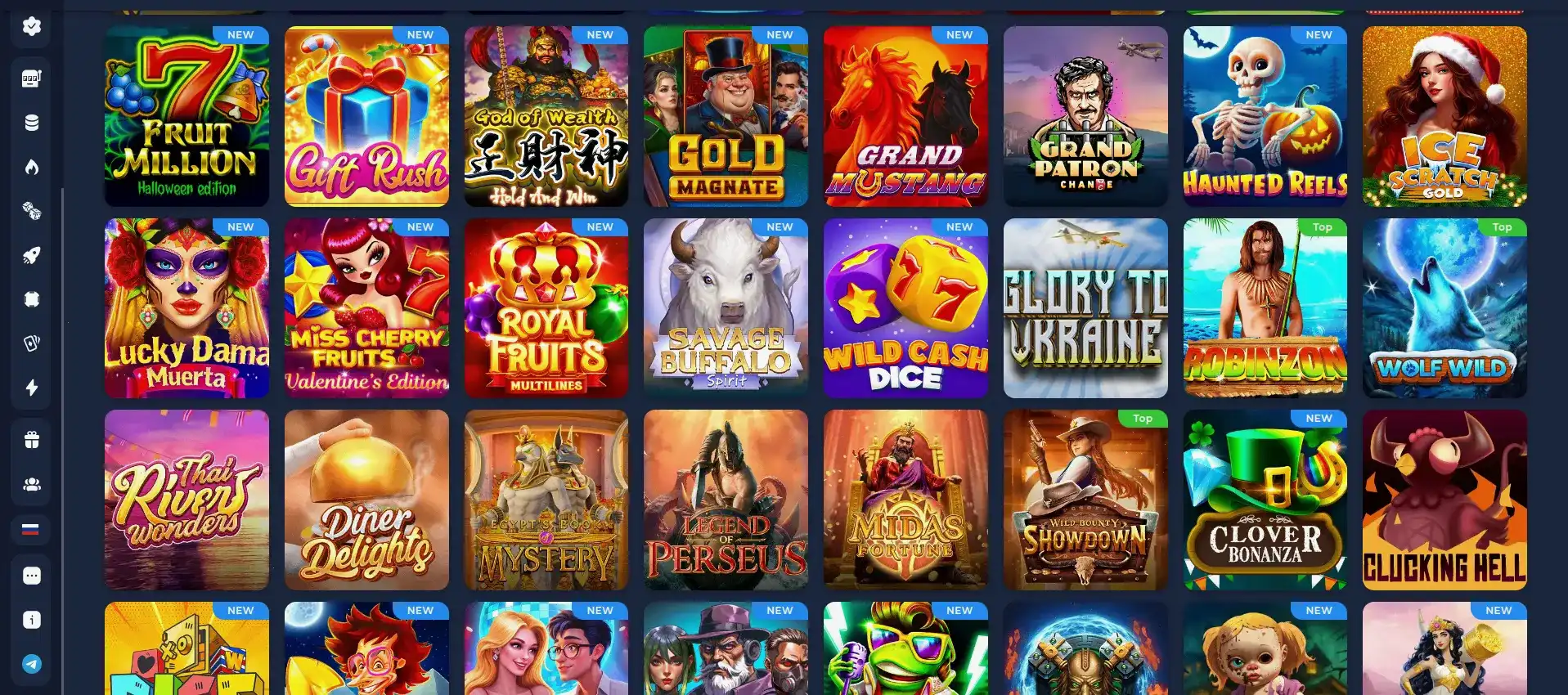 Мобильная версия казино Водка на телефоне